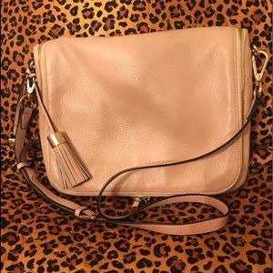 GILI WITH HALOGUARD leather crossbody purse